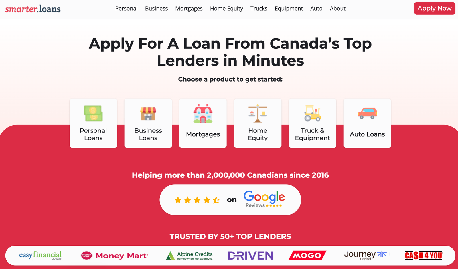 Smarter Loans hero